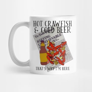 Hot Crawfish & Cold Beer Mug